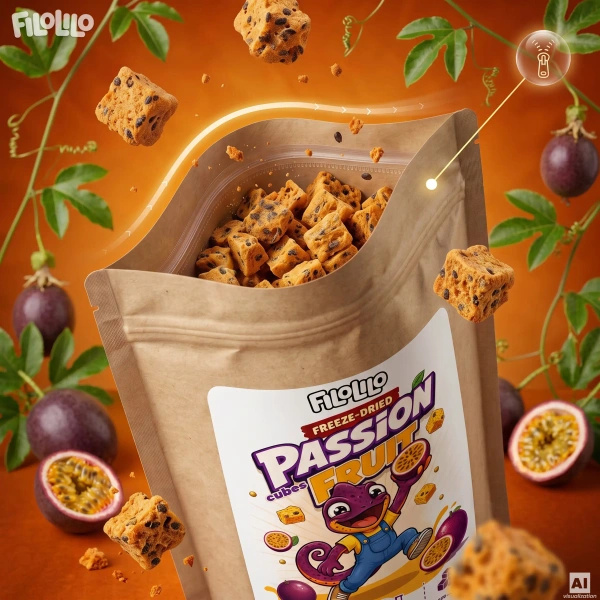 FiloLilo – Fruit de la passion lyophilisé en cubes 100 g