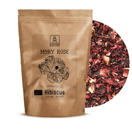 Mary Rose – Fleurs d'hibiscus (en vrac) – produit écologique – 0,5 kg