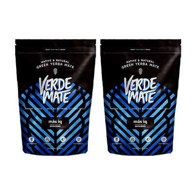2x Yerba Maté Verde Mate Green Mas IQ 2x 500g = 1kg