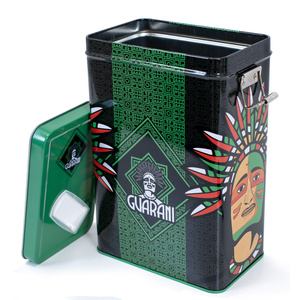 Yerbera – Boîte en métal + Guarani Menta Limón 0,5 kg