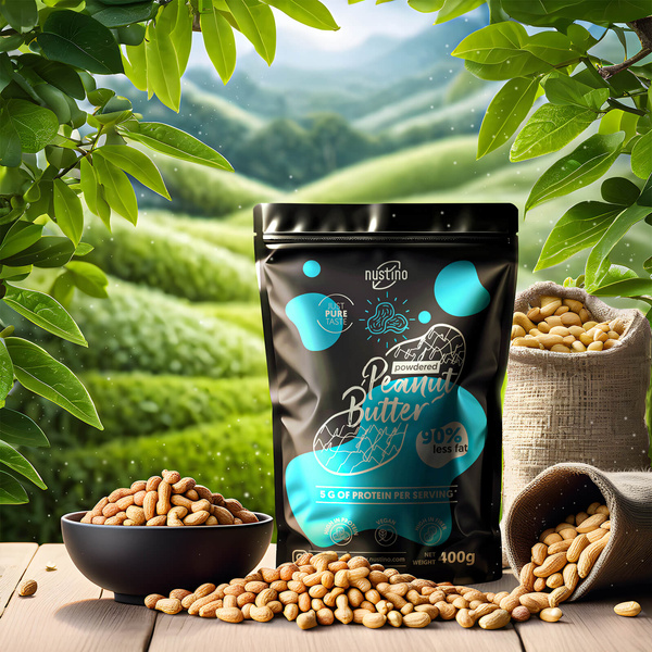 Nustino – Beurre de cacahuète en poudre – Pure 400 g