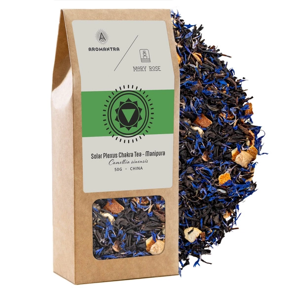 Aromantra x Mary Rose – Thé noir du chakra du plexus solaire (Manipura) 50 g