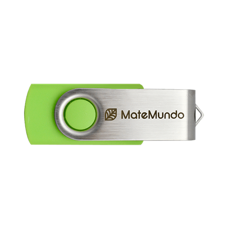 Clé USB avec le logo Mate Mundo