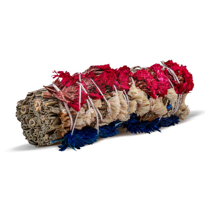Sauge Blanche avec fleurs – Encens en rouleau 20-30 g