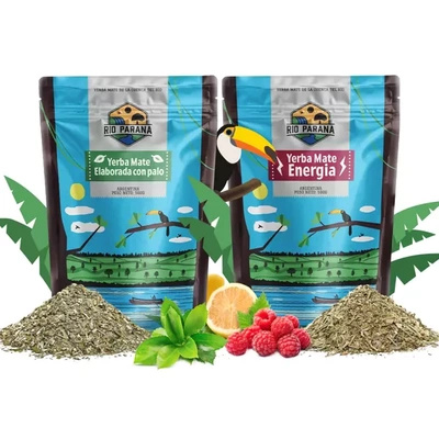 Set de Maté Rio Parana Elaborada Energia 1kg