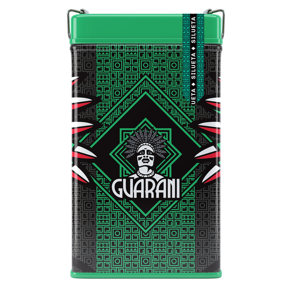Yerbera – Boîte en métal + Guarani Silueta 0,5 kg
