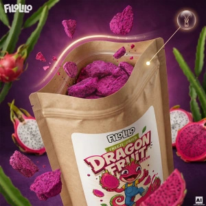 FiloLilo – Fruit du dragon lyophilisé en tranches 20 g
