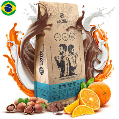 Bro Coffee Roastery – Café en grains Brazil Guaxupe Premium 400 g