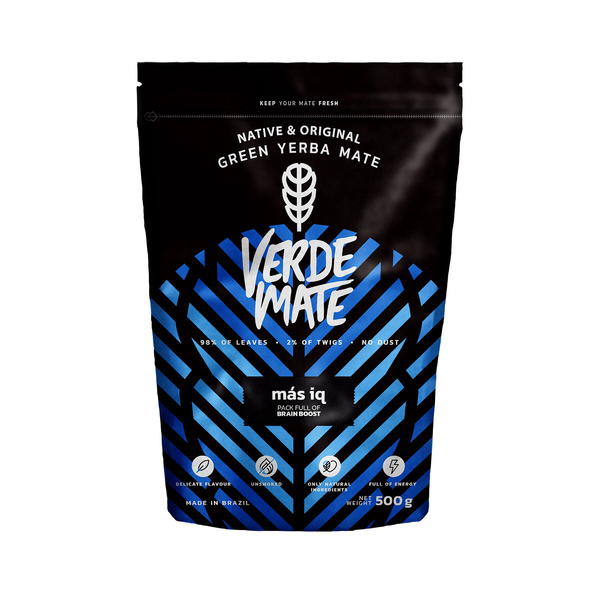 Set de Maté Verde Mate Mas IQ 500g 0,5kg Yerbomos + TermoMate + Bombilla