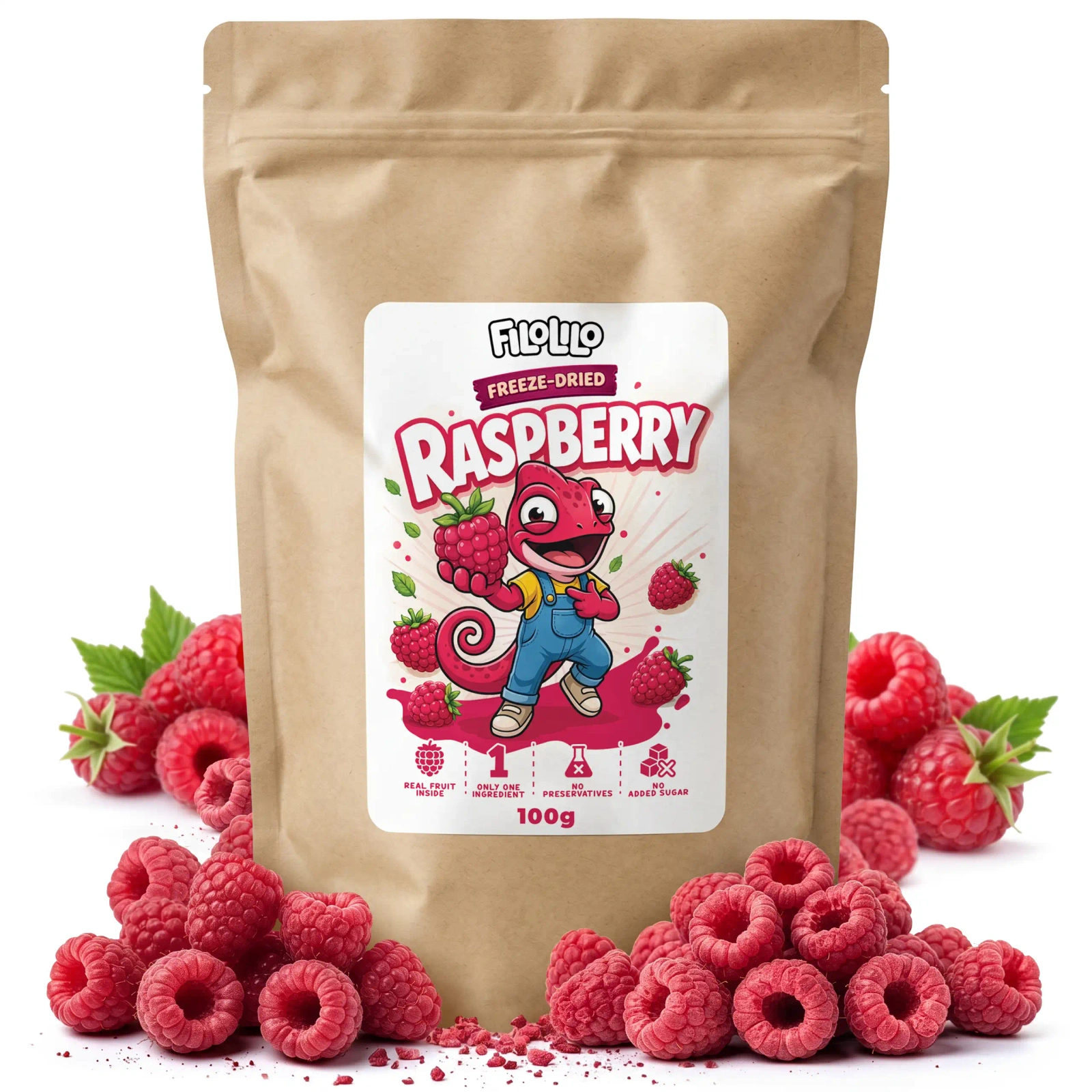 Framboises lyophilisées FiloLilo