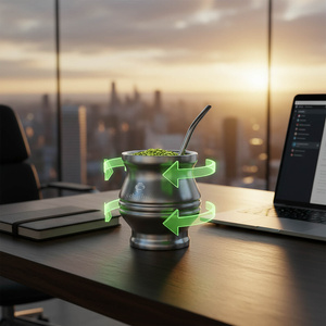 TermoColador – tasse isotherme pour yerba maté – 190 ml (argenté)