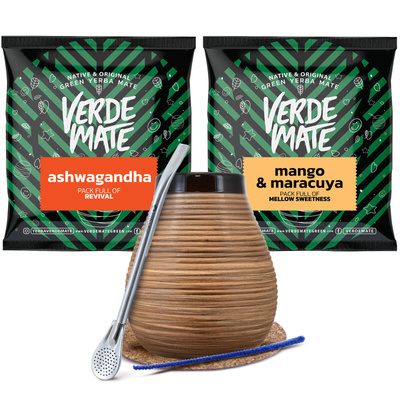 Ensemble Yerba mate Bombilla Calebasse BIO