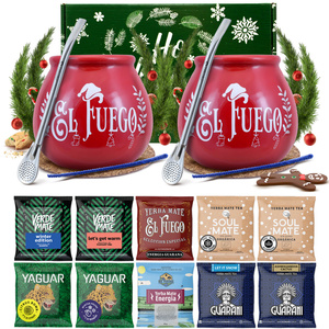 Coffret cadeau d'hiver Yerba Maté pour deux 10x50g