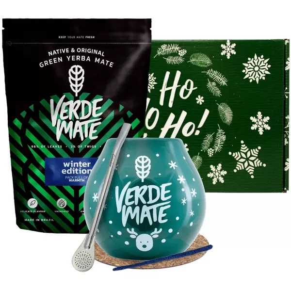 Coffret cadeau d'hiver Yerba Maté Verde Mate Winter Edition 0,5kg
