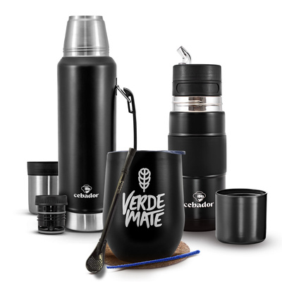 Set d'accessoires pour Maté : Yerbomos + thermos + calebasse thermique