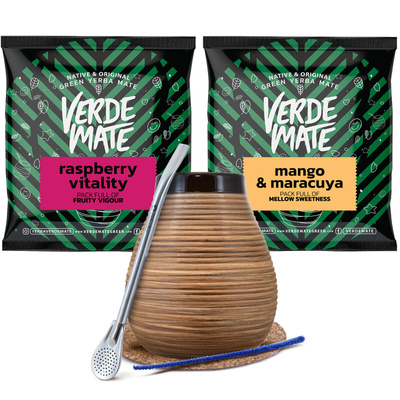 Ensemble Yerba mate Bombilla Calebasse BIO