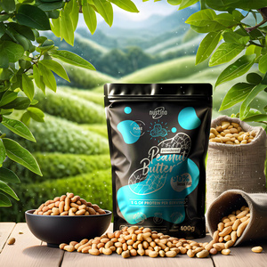 Lot de beurre de cacahuète en poudre Nustino : Classic + Pure 2x400g
