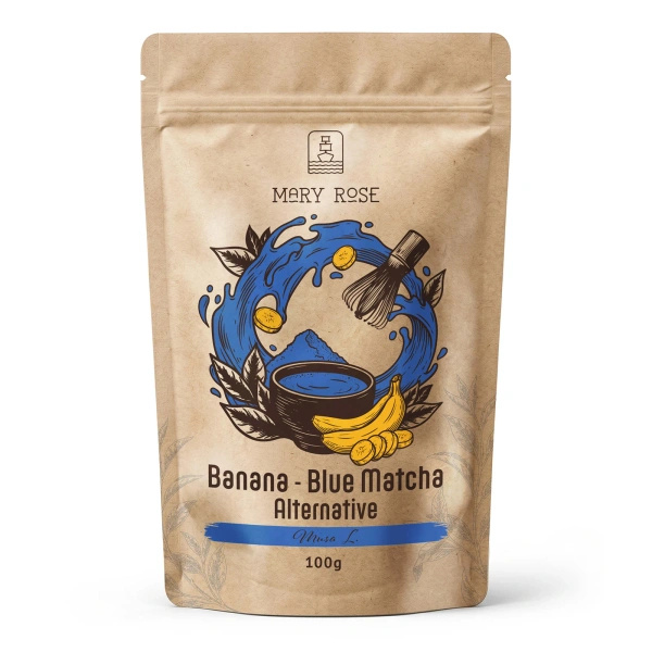 Mary Rose – Blue Matcha Alternative – Banane (poudre) 100 g