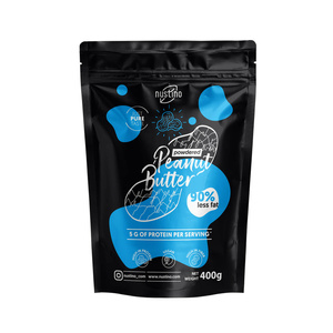 Lot de beurre de cacahuète en poudre Nustino : Classic + Pure 2x400g