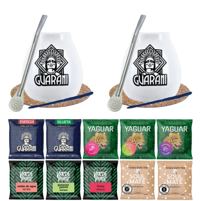 Grand set pour deux Yerba Maté Mix 10x50g