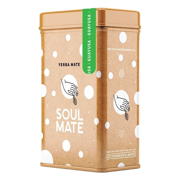 Yerbera – Boîte en métal + Soul Mate Orgánica Guayusa 0,5 kg