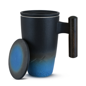 Tasse en céramique avec couvercle et infuseur Mystea 300 ml