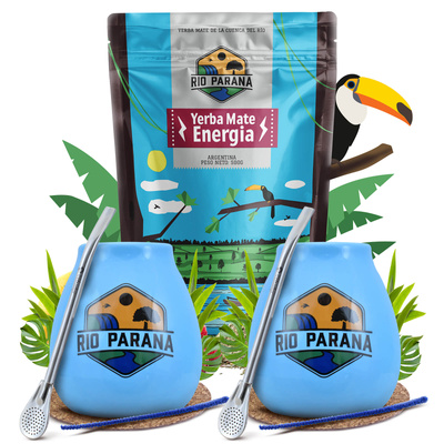 Yerba Maté Rio Parana set de démarrage pour deux 500g