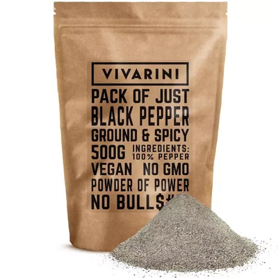 Vivarini – Poivre noir (moulu) 0,5 kg