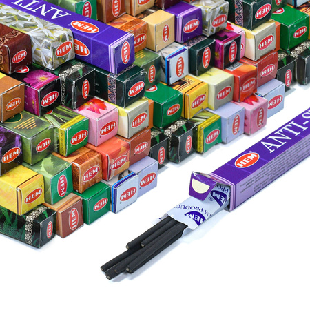 Collection d’encens HEM assortis avec porte-encens en bois