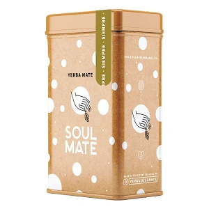 Yerbera – Boîte en métal + Soul Mate Orgánica Siempre 0,5 kg
