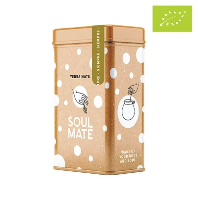 Yerbera – Boîte en métal + Soul Mate Orgánica Siempre 0,5 kg