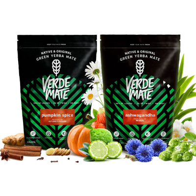 Set de Maté Verde Mate : Ashwagandha + Pumpkin Spice
