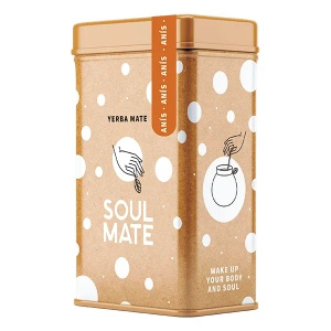 Yerbera – Boîte en métal + Soul Mate Orgánica Anís 0,5 kg