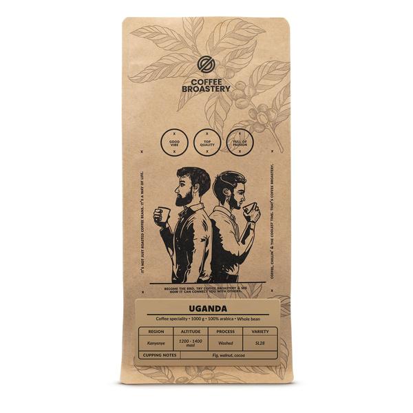 Bro Coffee Roastery - Café en grains Uganda Kanyenye Spécialité 1 kg