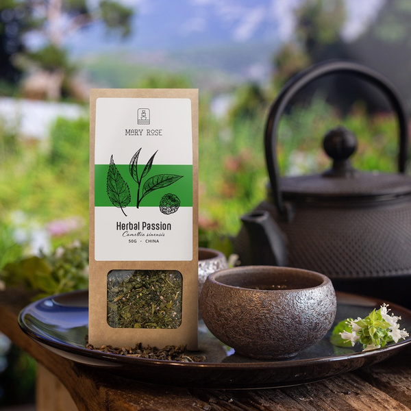Mary Rose – Thé vert Herbal Passion – 50g