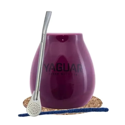 Yerba mate ensemble calebasse + Bombilla