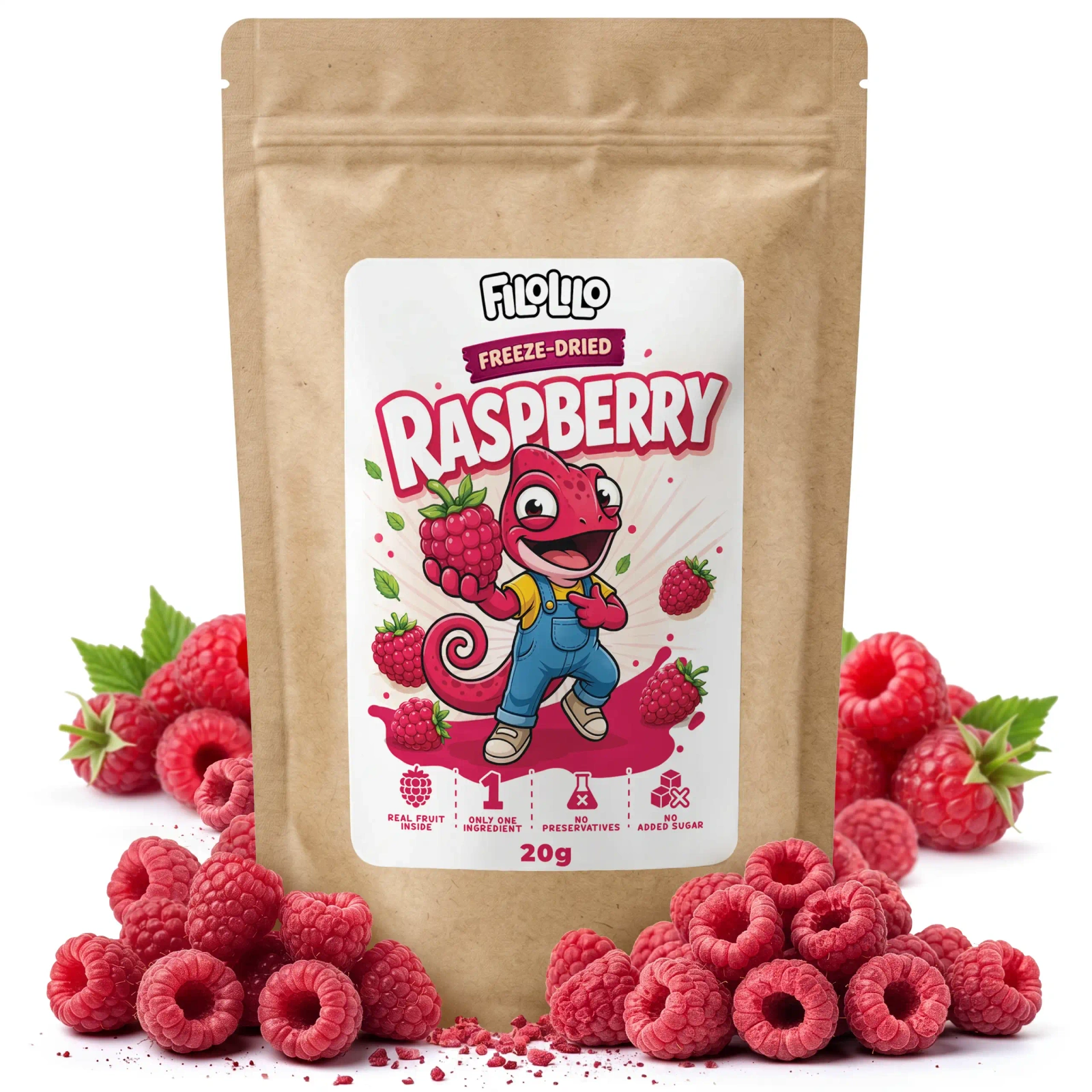 Framboises lyophilisées FiloLilo