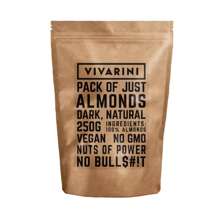 Vivarini – amandes naturelles (foncées) – 250 g