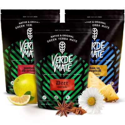 Verde Mate Green Mas IQ yerba maté set 3x500 1,5kg