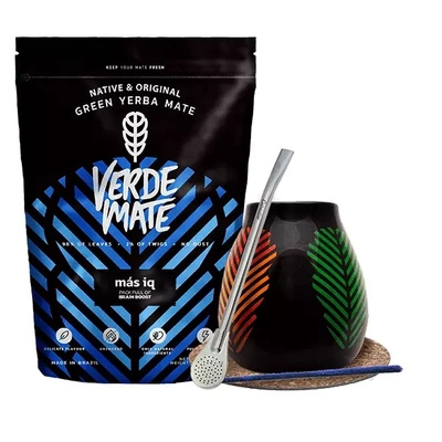 Set une calebasse Yerba Mate Guarani Elaborada 0,5kg