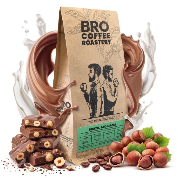 Bro Coffee Roastery – Café en grains Brazil Mogiana Premium 1 kg