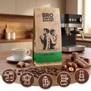 Set de Bro Coffee Roastery Brazil Guaxupe + Brazil Samba 2x1kg (2kg)