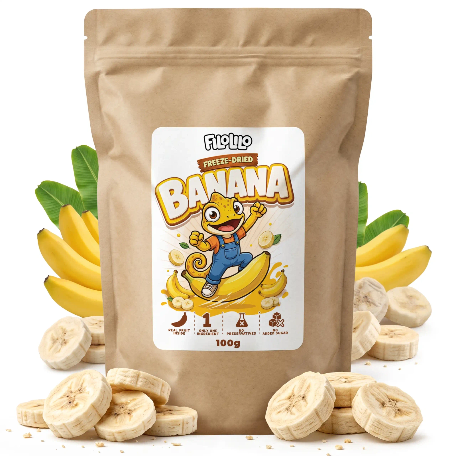 Banane lyophilisée FiloLilo