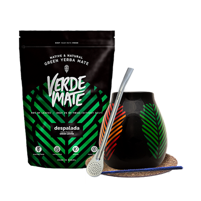 Set de démarrage Bombilla Matero + Yerba Mate Verde