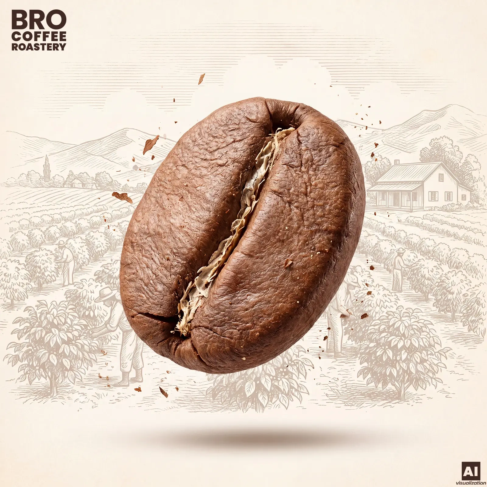 Grains de robusta - Bro Coffee Roastery Pure Crema