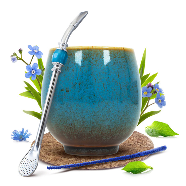 Set de démarrage Yerba Mate Calebasse + Bombilla