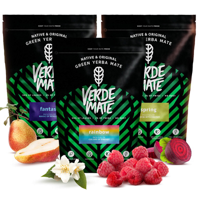 Set de Maté Verde Mate Green 3x400g