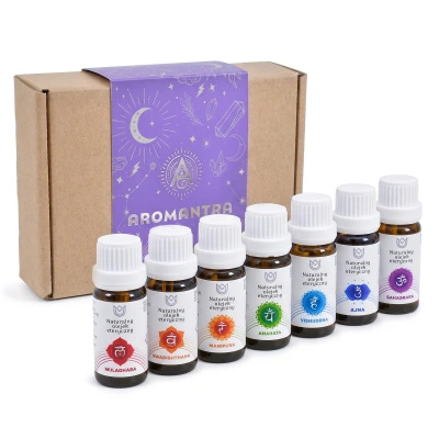Coffret cadeau ésotérique : huiles essentielles pour les 7 chakras