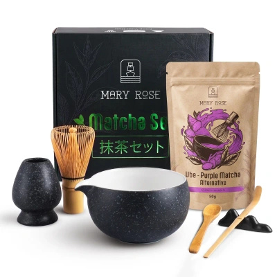 Coffret cadeau pour préparer la Purple Matcha