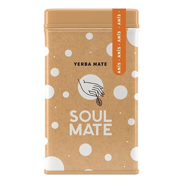 Yerbera – Boîte en métal + Soul Mate Orgánica Anís 0,5 kg